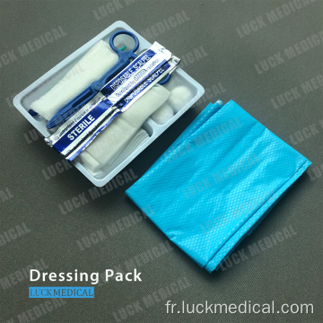 Pack de pansement médical jetable stérile
